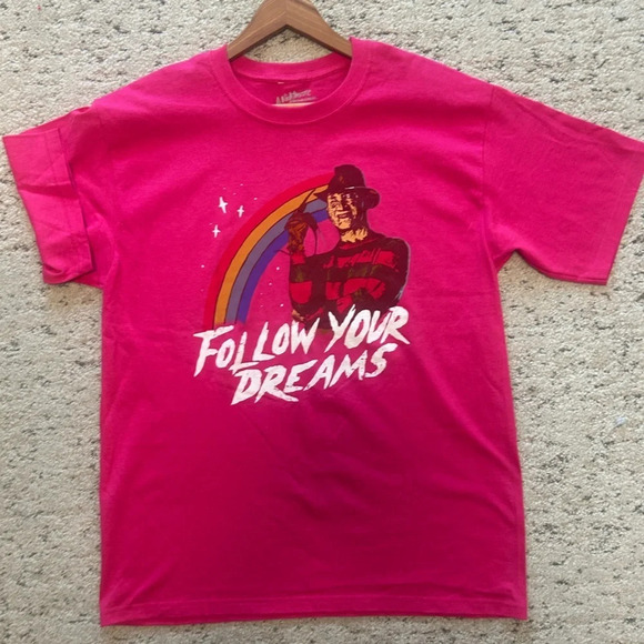 Freddy Krueger Nightmare on Elm Street “follow your dreams” Mens L unisex - Picture 2 of 6